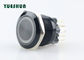 China Duurzame 22mm de Schakelaar LEIDENE van de Aluminiumdrukknop Lichte Ring voor Al lang bestaande Pers exporteur
