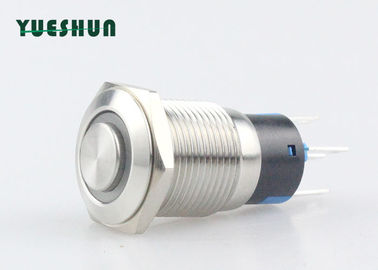 China Self Locking Metal LED Push Button Switch Durable Normal Open Normal Chosed fabriek